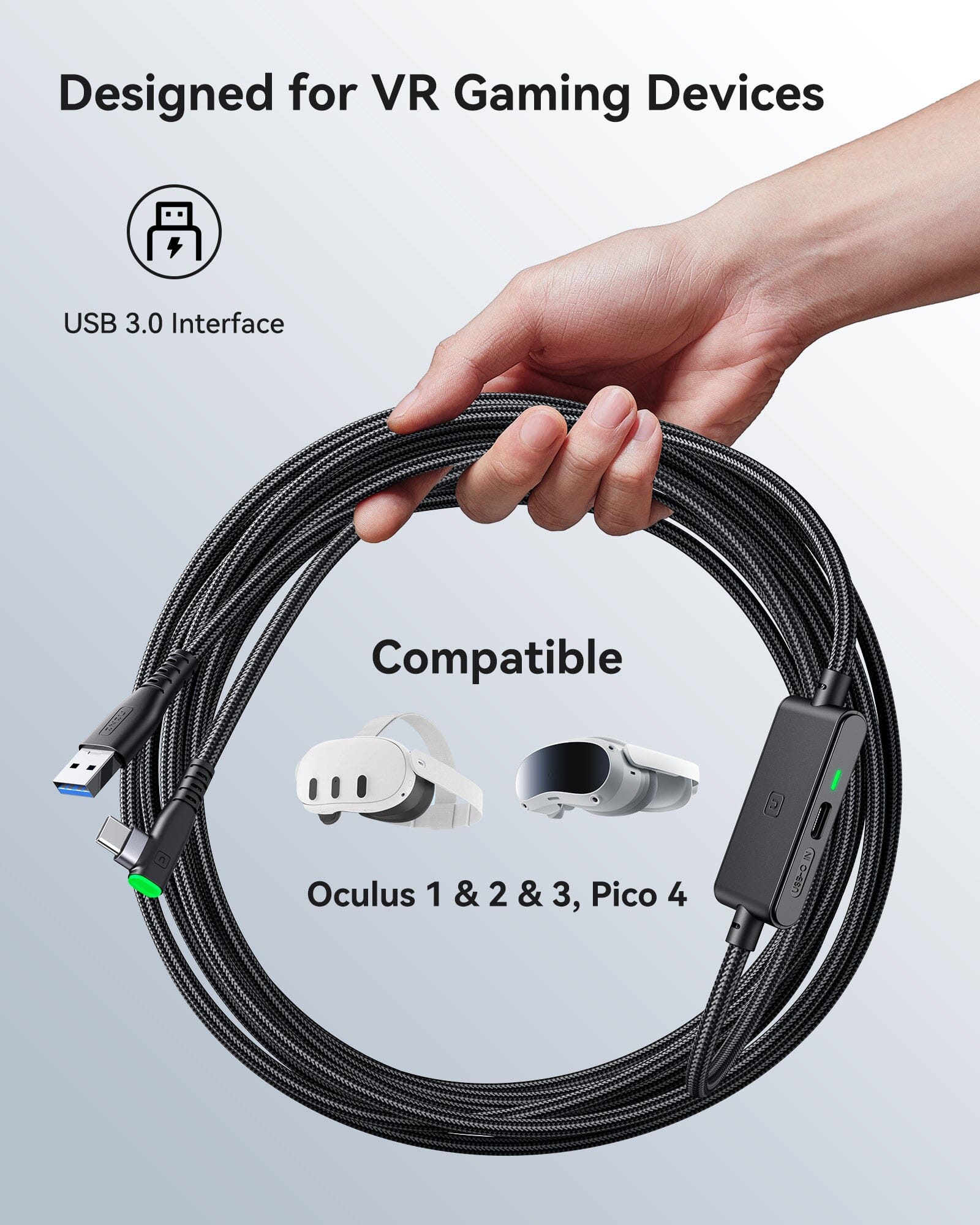 iniu-di401-16ft-vr-link-cable-5m-usb-a-to-usb-c-high-speed-transfer-cable-for-me image 4