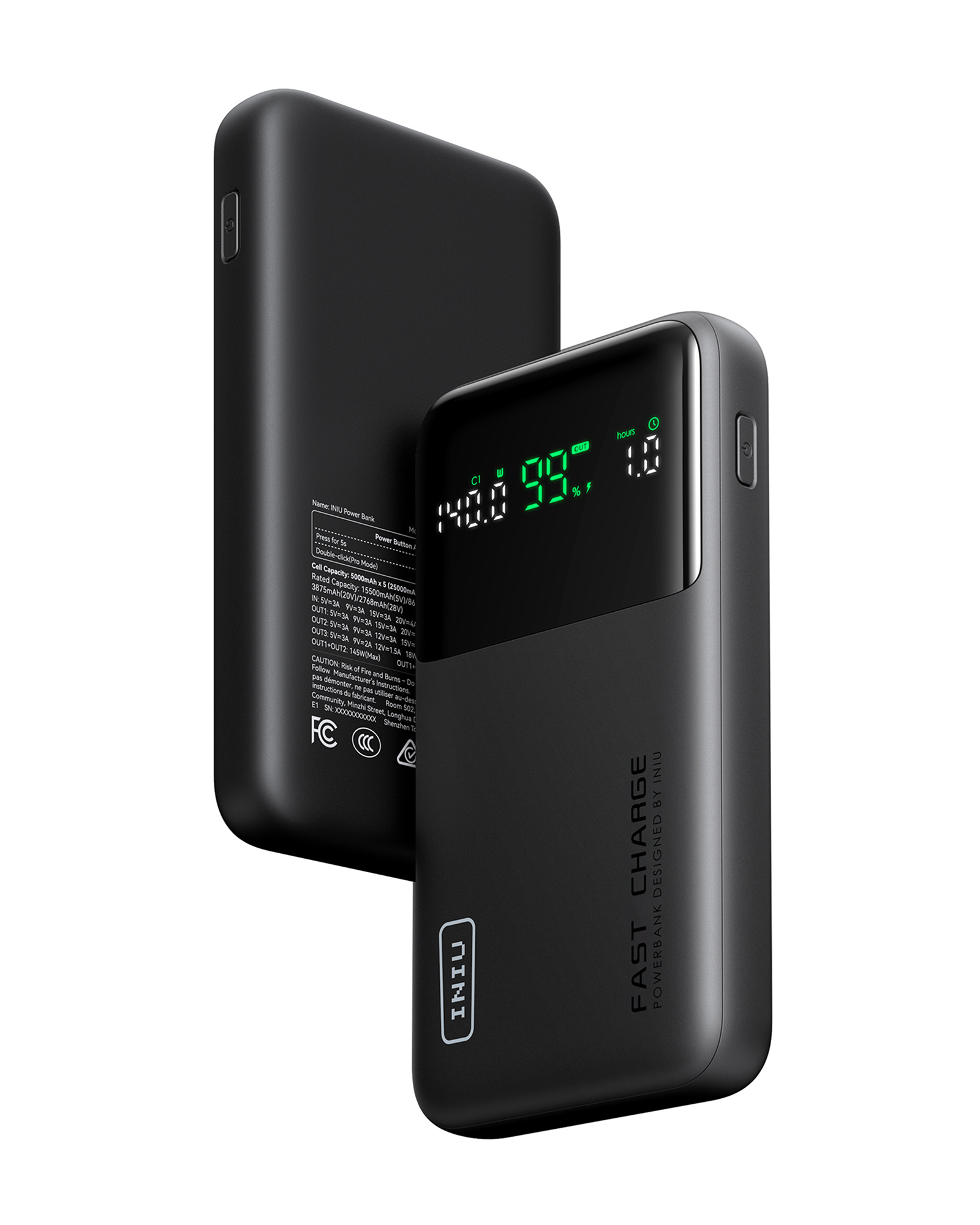 iniu-cougar-p64-140w-25000mah-fast-charging-power-bank-with-dual-usb-c-usb-a-air image 5