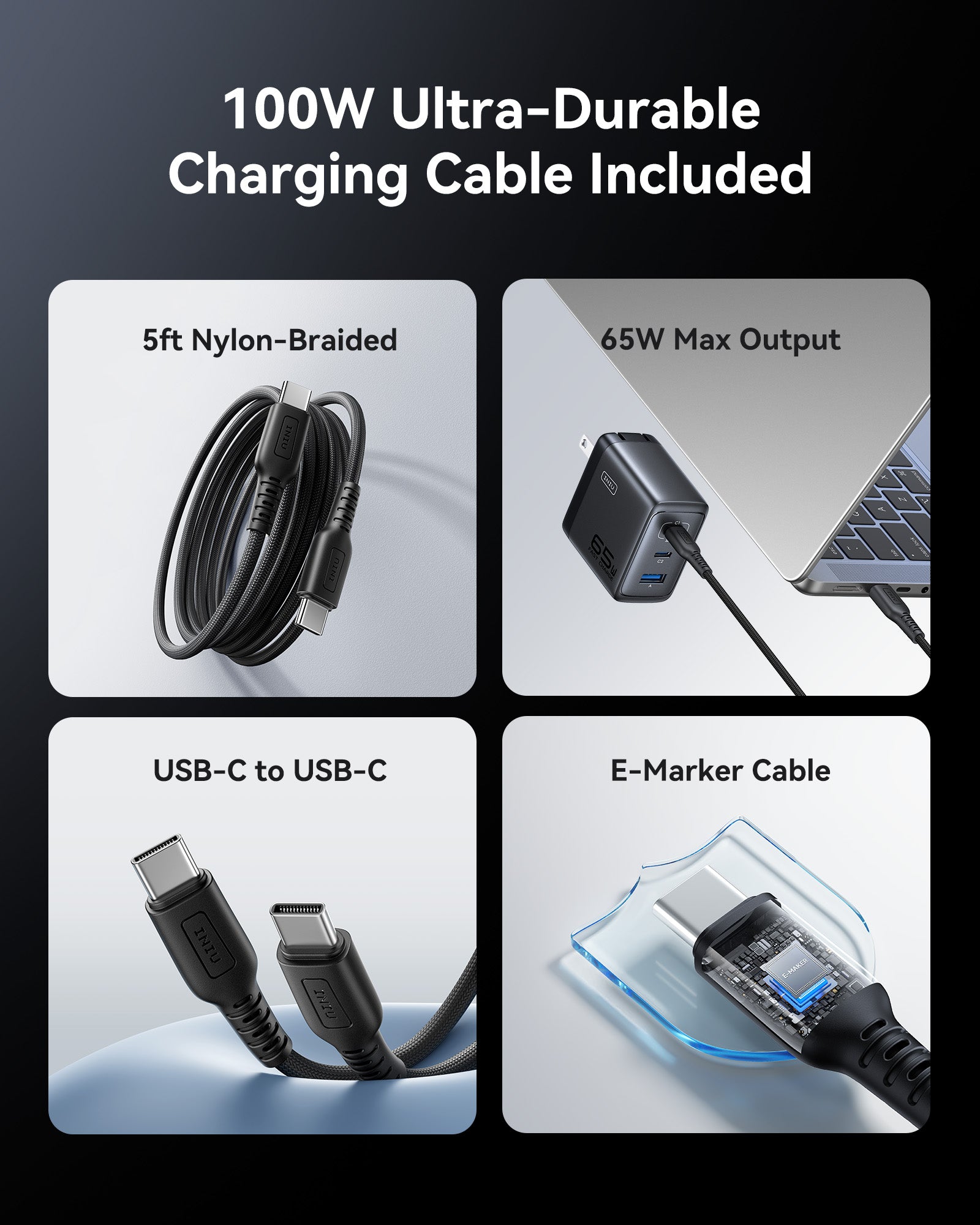 iniu-a21-65w-3-port-gan-fast-charger-compact-travel-wall-charger-with-temp-guard image 6