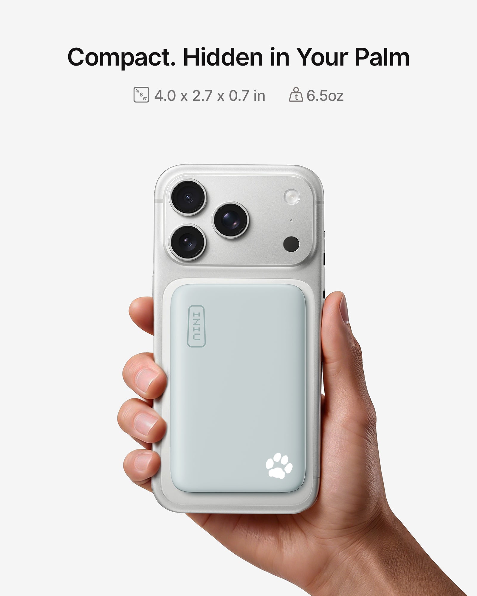iniu-snapgo-p771-qi2-2-25w-magnetic-power-bank-10000mah-tempguard-3-0-cooling-fo image 6