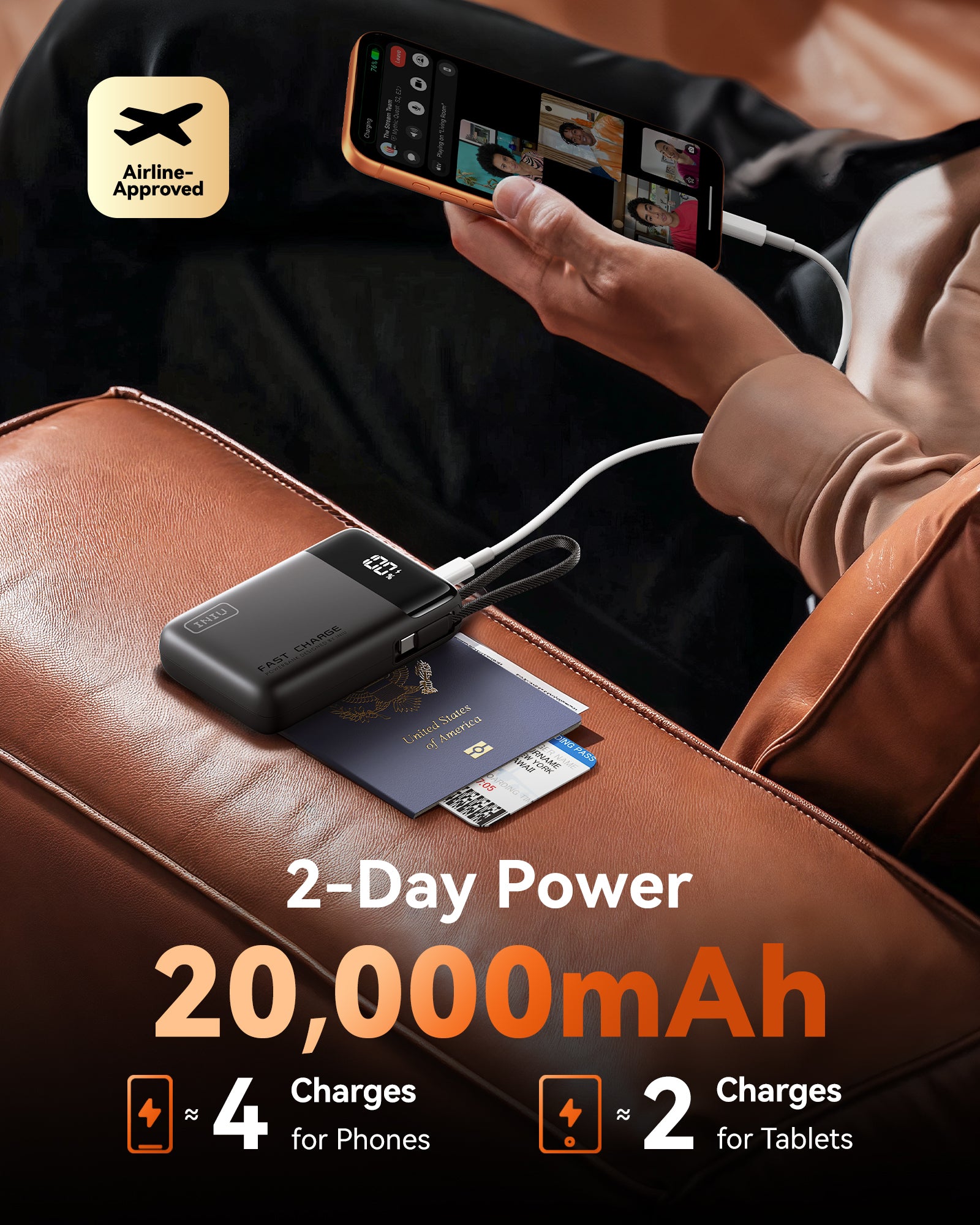 iniu-carry-p51l-45w-usb-c-portable-power-bank-20000mah-with-built-in-cable-small image 6