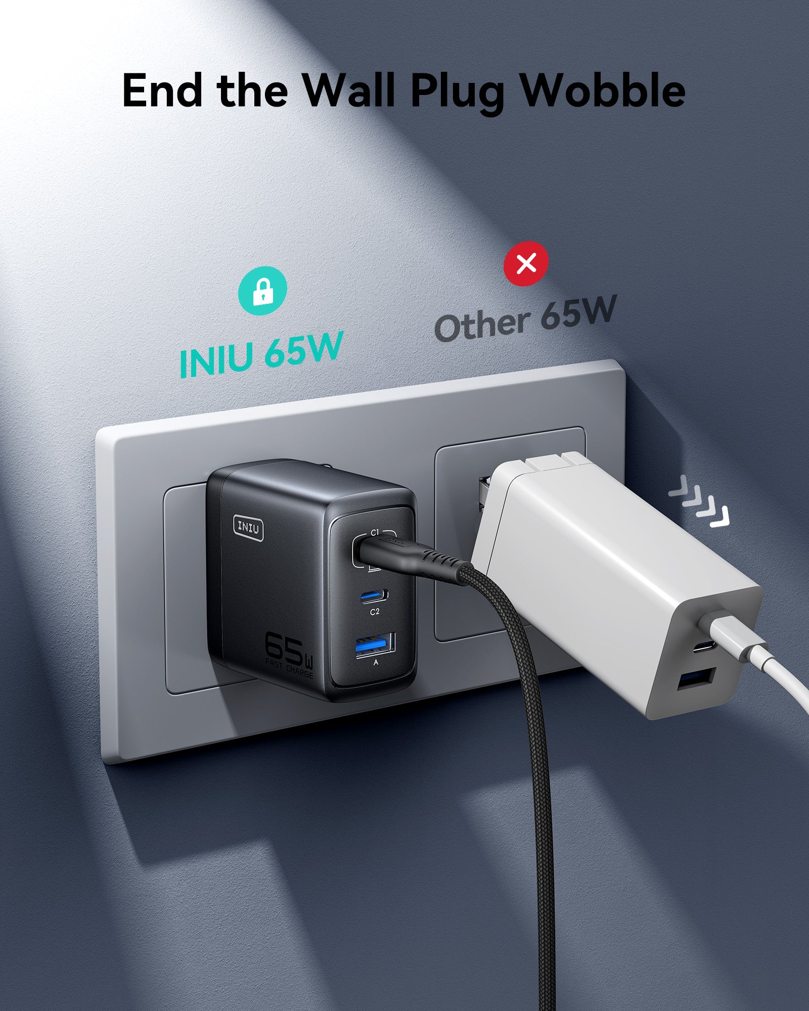 iniu-a21-65w-3-port-gan-fast-charger-compact-travel-wall-charger-with-temp-guard image 7
