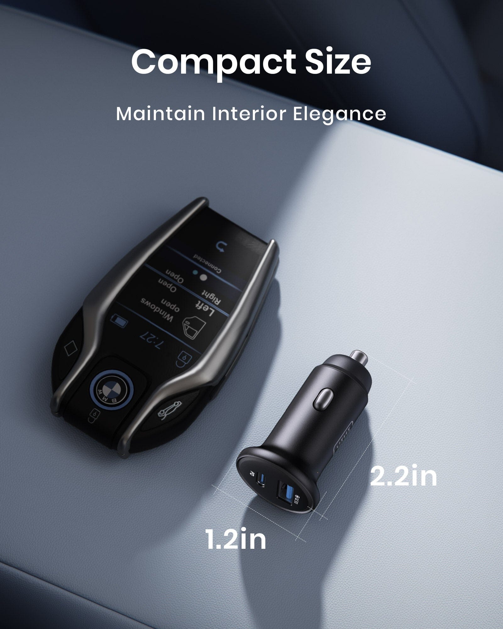 iniu-i712-66w-dual-port-fast-car-charger-usb-c-pd-3-0-usb-a-qc-3-0 image 7