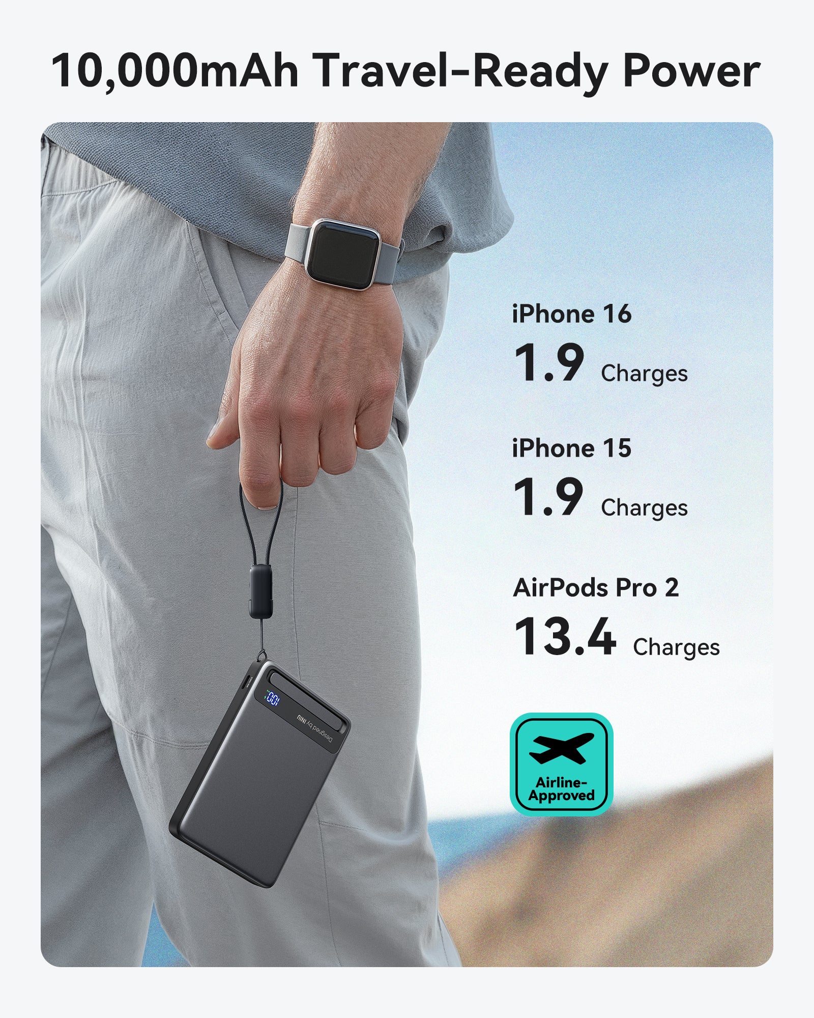 iniu-qi2-magnetic-power-bank-10000mah-45w-pd-wireless-portable-charger image 7