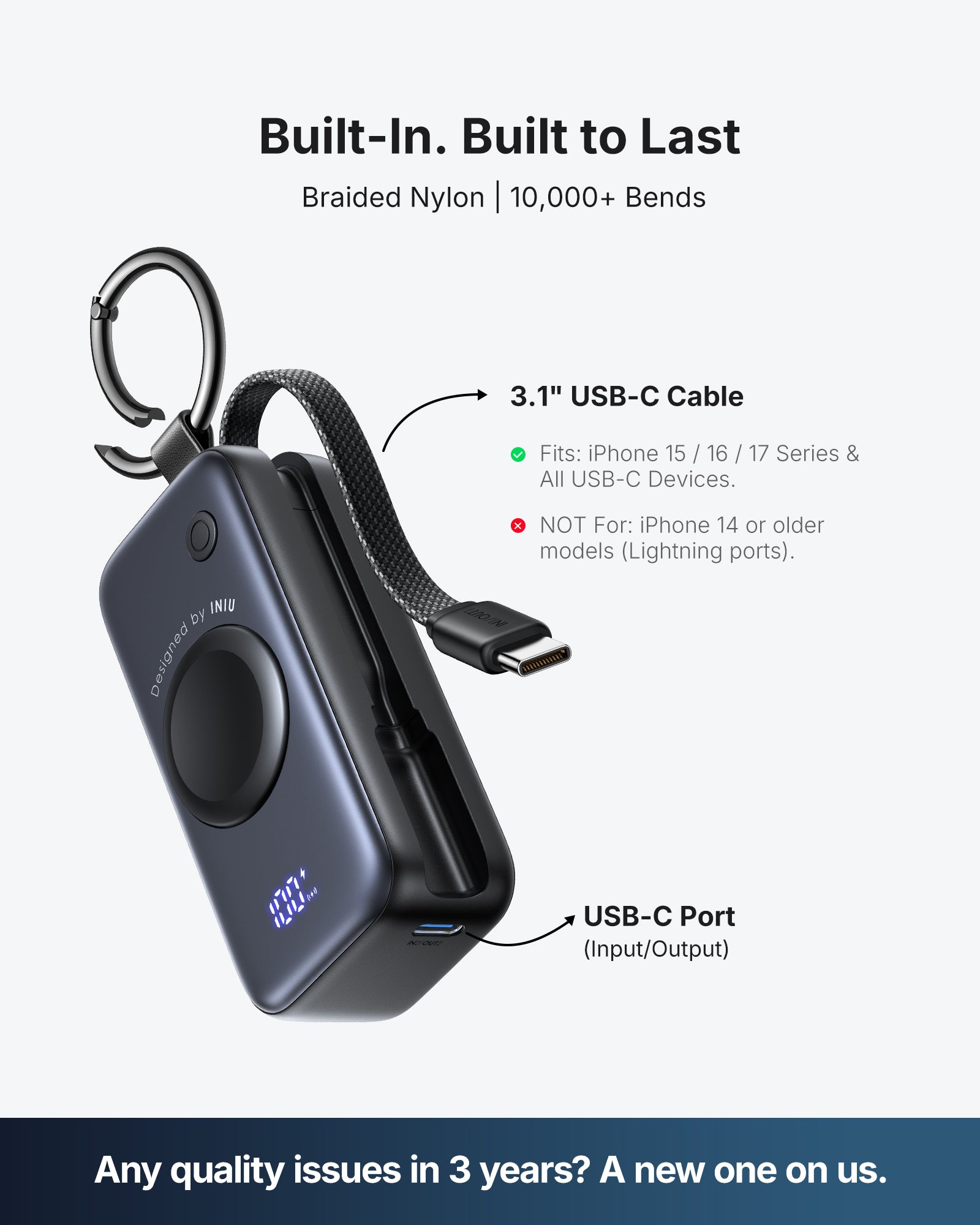 iniu-snapgo-p81-5w-5000mah-power-bank-for-apple-watch-with-keychain-clip image 7