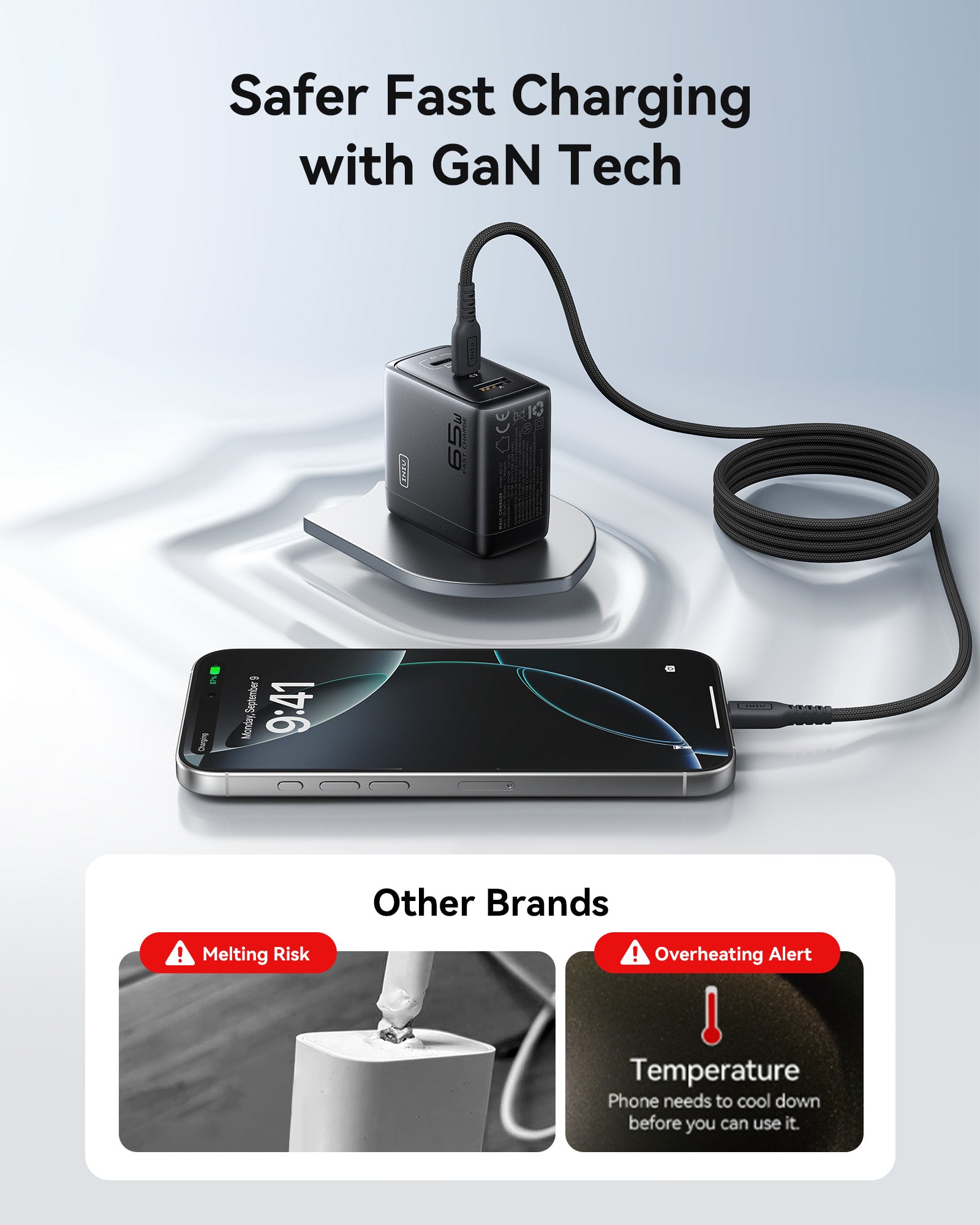 iniu-a21-65w-3-port-gan-fast-charger-compact-travel-wall-charger-with-temp-guard image 8