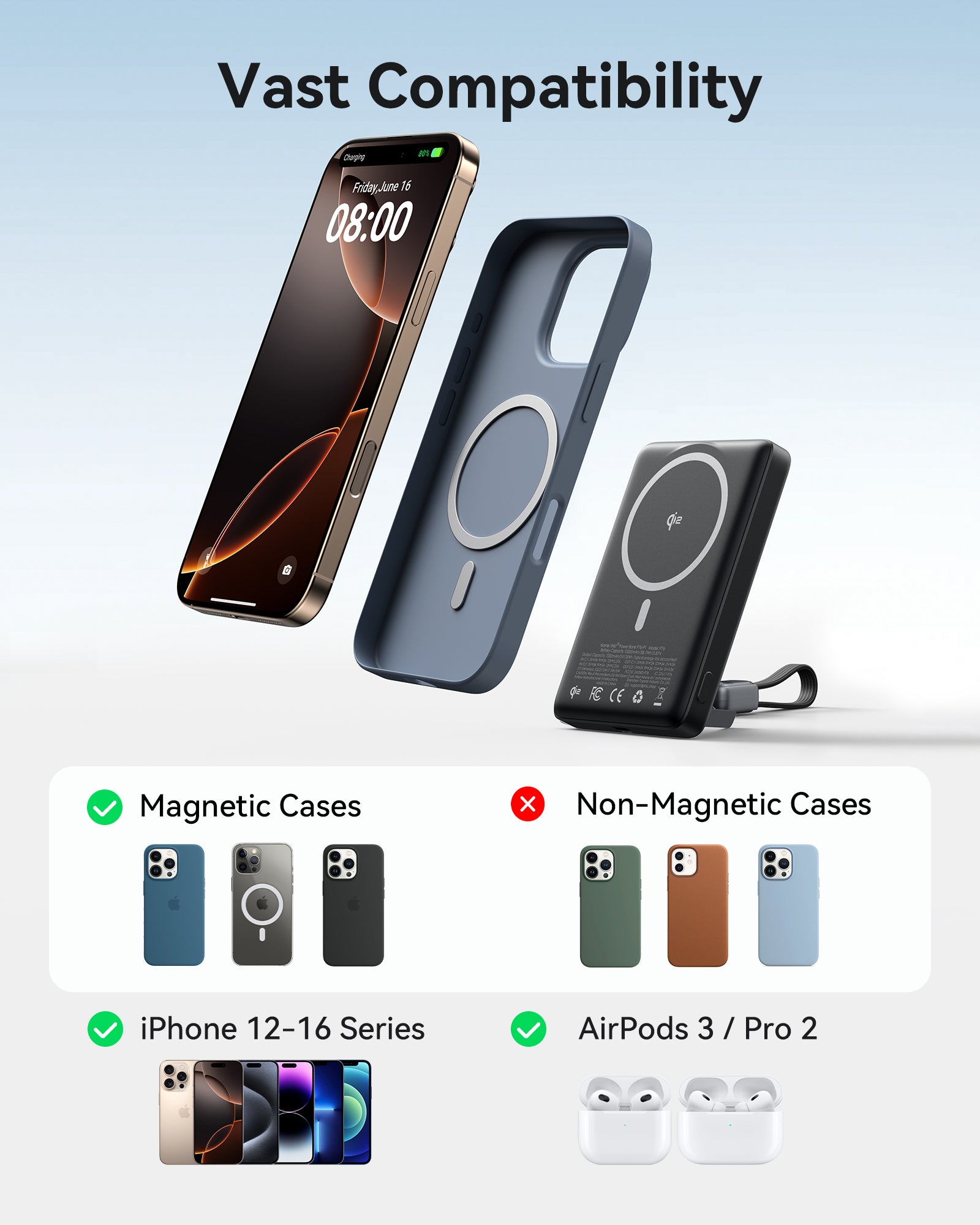 iniu-qi2-magnetic-power-bank-10000mah-45w-pd-wireless-portable-charger image 8