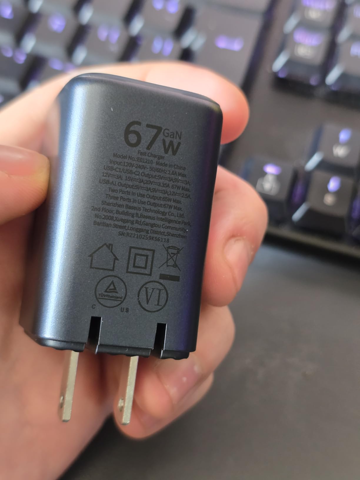 Solid backup charger