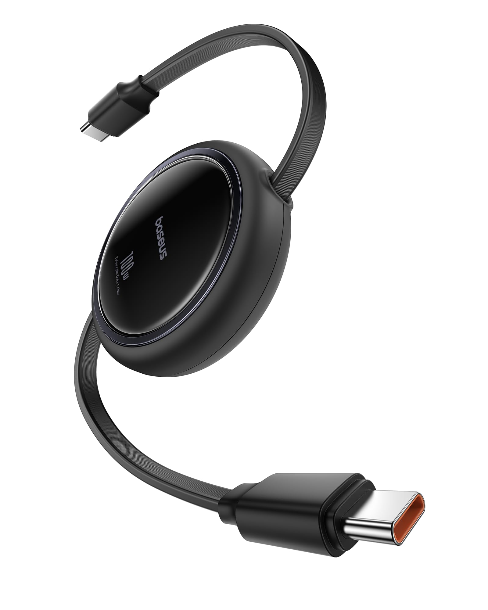 baseus-100w-retractable-usb-c-to-usb-c-cable-5a-fast-charging-cord-with-4-stage- image 1