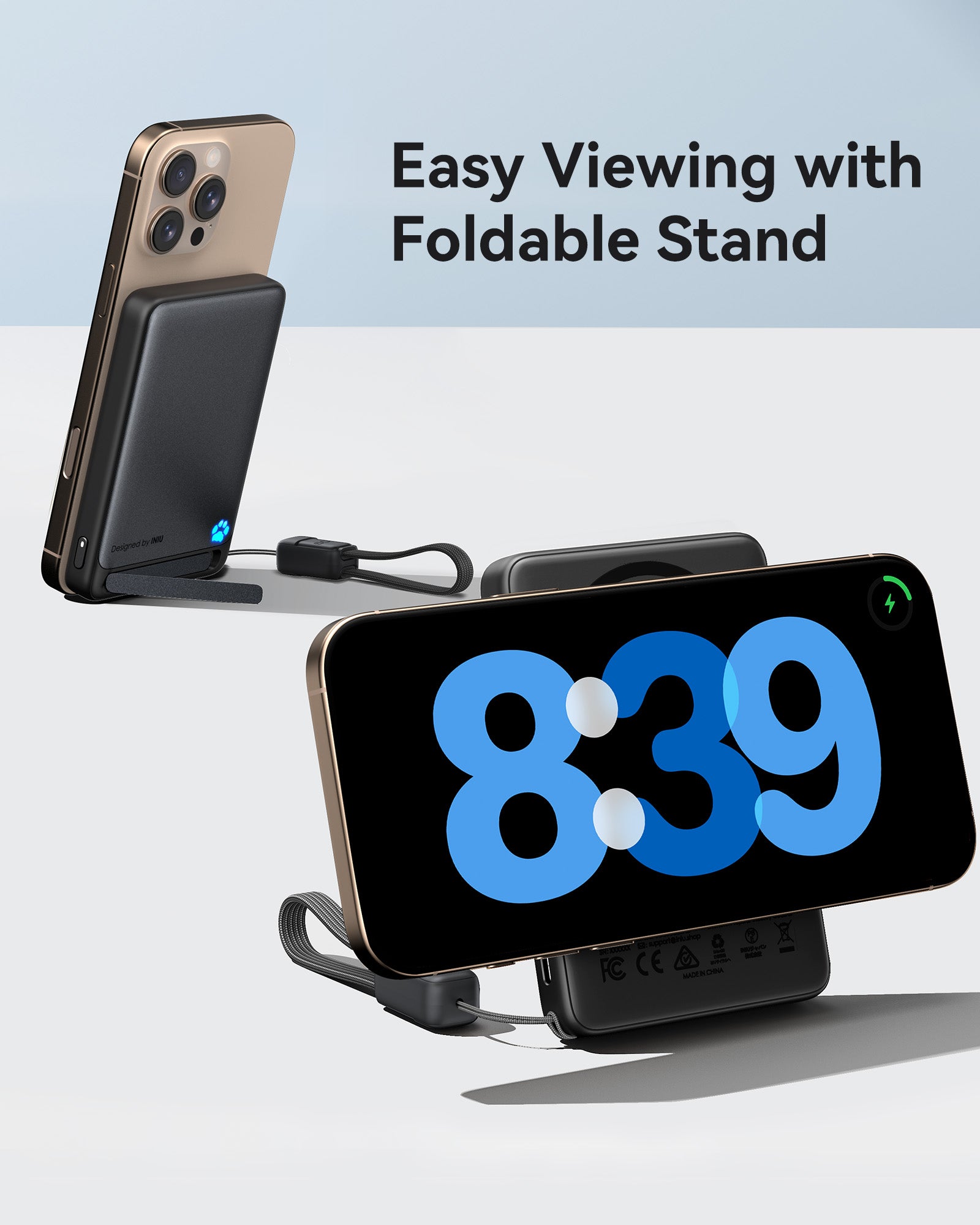 iniu-snapgo-p73-qi2-15w-10000mah-magnetic-wireless-power-bank-with-stand-0-5in-s image 8