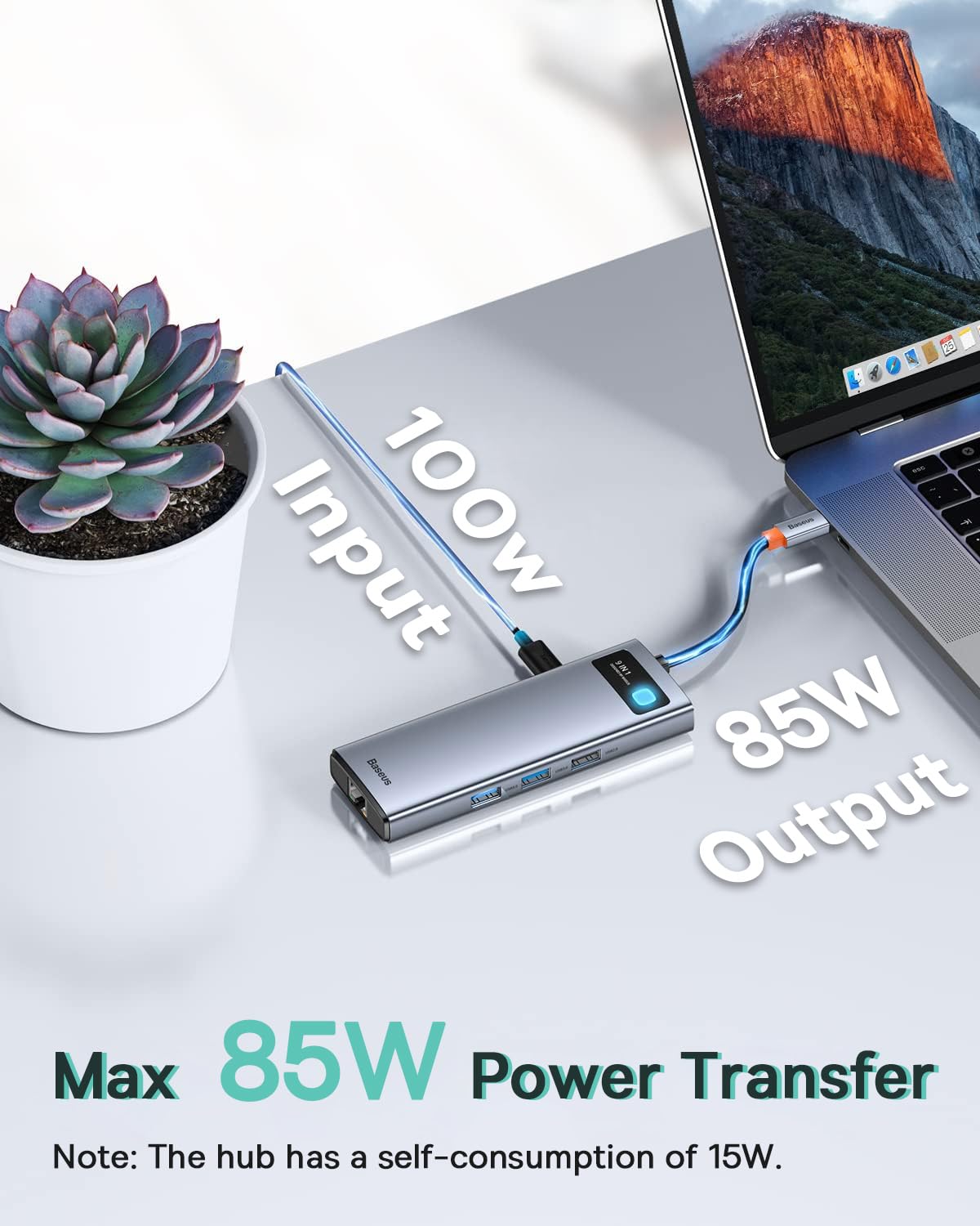 baseus-9-in-1-usb-c-laptop-docking-station-dual-monitor-usb-c-hub-with-4k-120hz- image 5