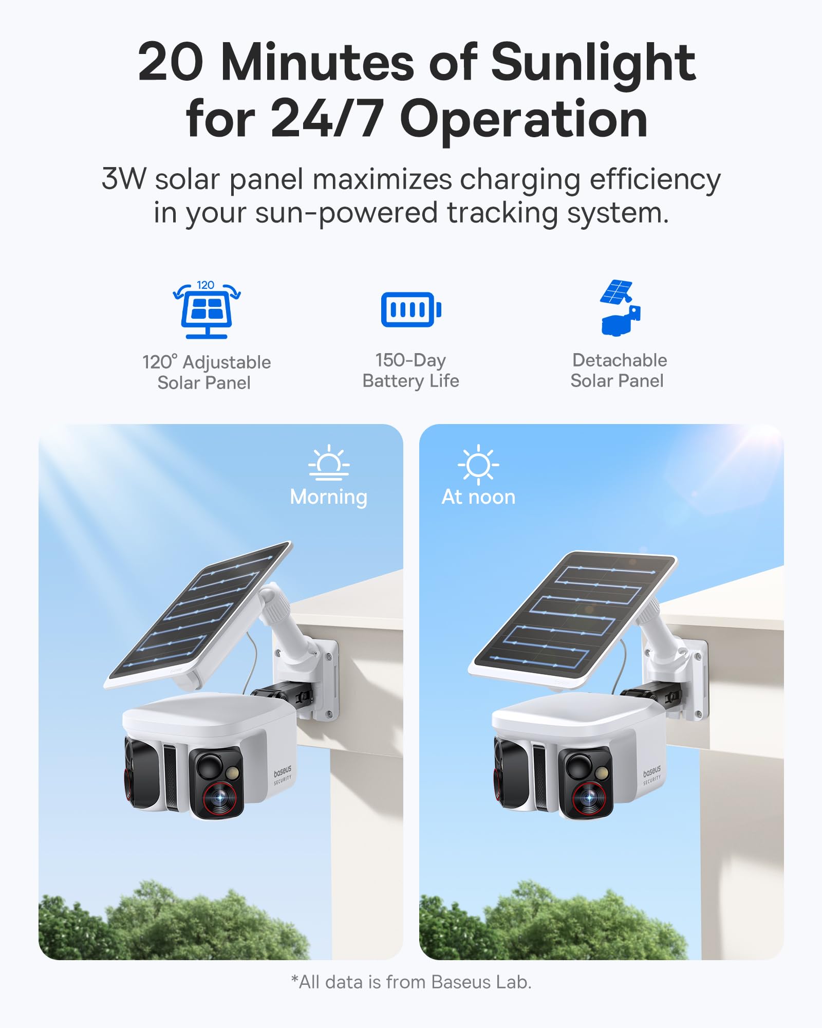 baseus-x1-pro-dual-tracking-solar-security-camera-outdoor-wireless-dual-3k-ai-le image 4