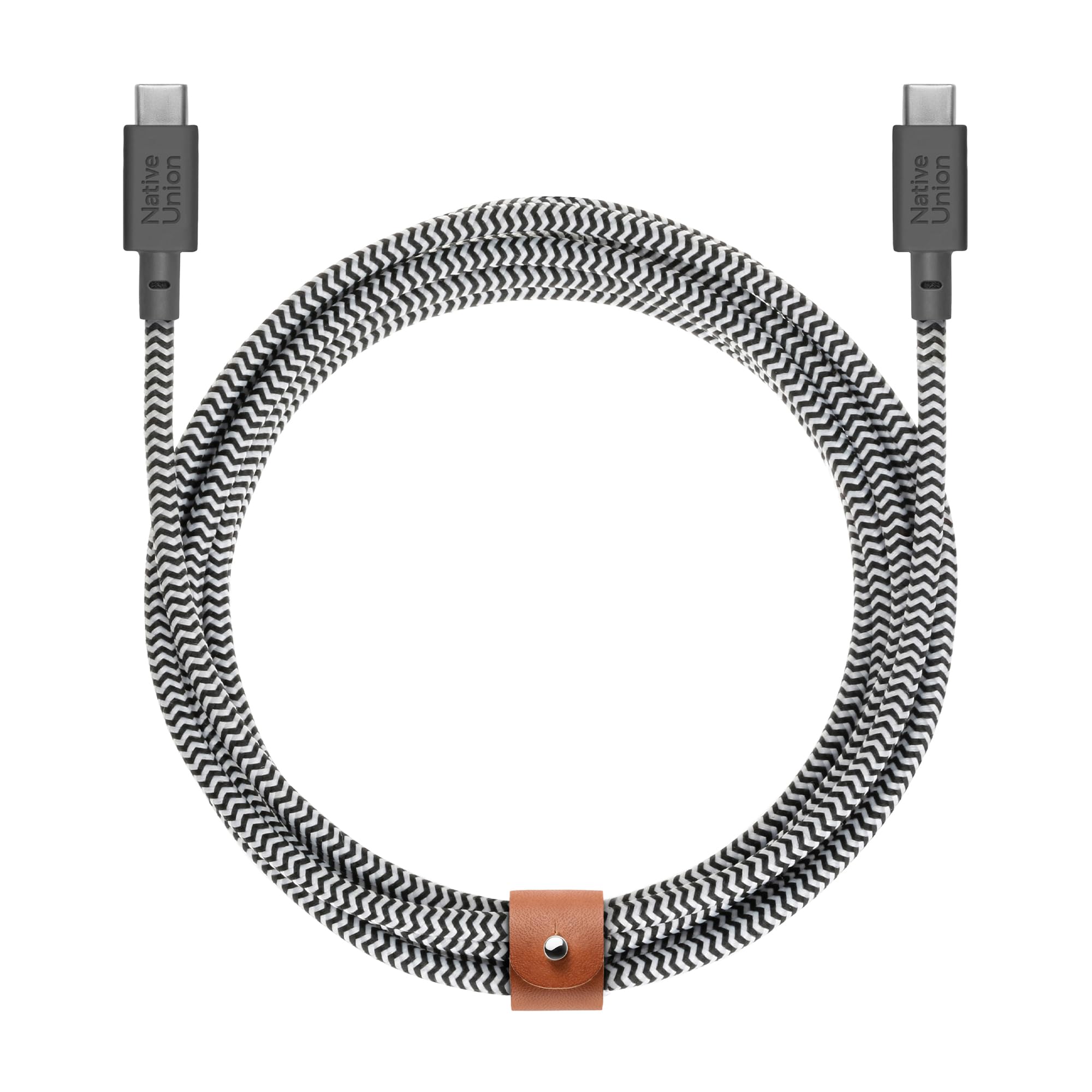 native-union-belt-cable-xl-100w-10ft-3m-ultra-strong-braided-usb-c-to-usb-c-char image 1