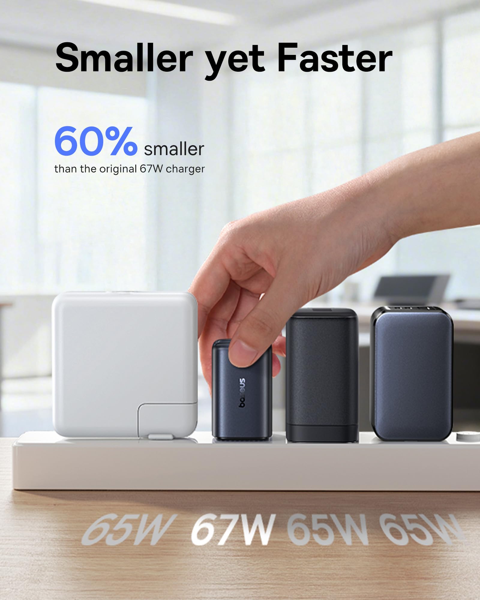 baseus-picogo-67w-usb-c-gan-charger-smallest-3-port-foldable-plug-fast-charging- image 3
