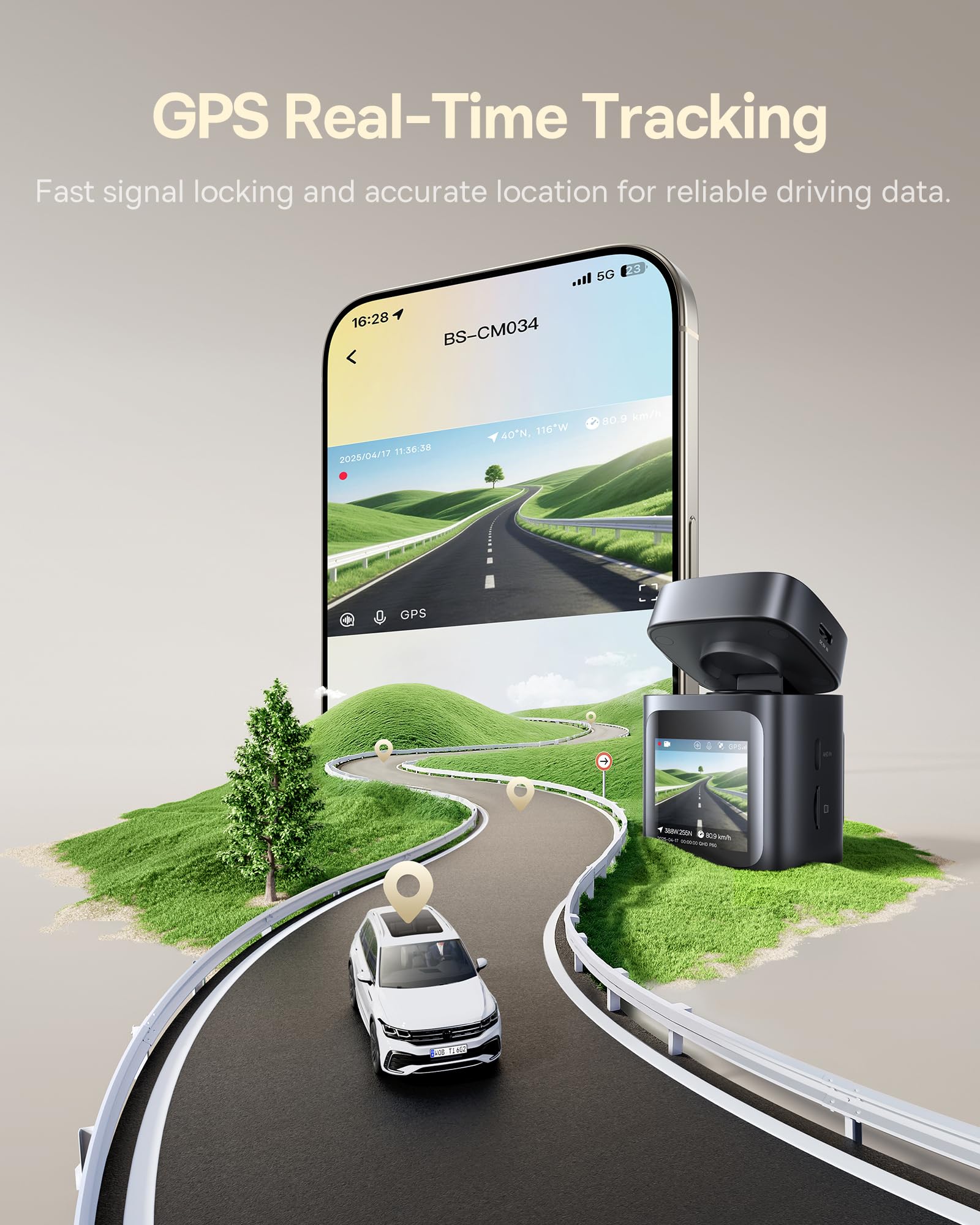 baseus-vd1-pro-solar-dash-cam-front-and-rear-4k-1080p-with-battery-parking-mode- image 6