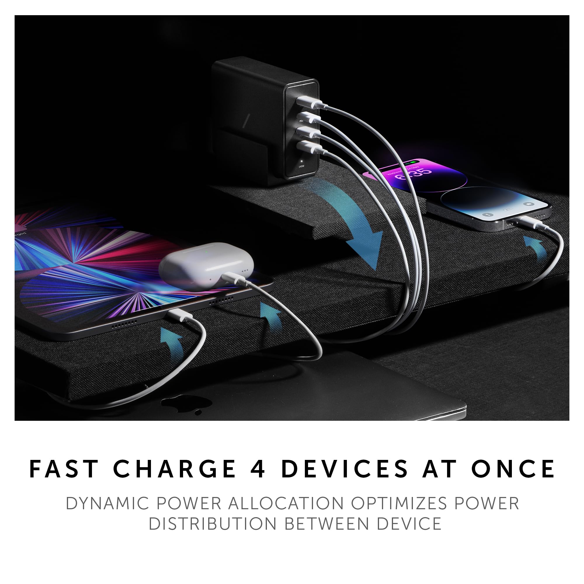 native-union-fast-gan-charger-pd-140w-4-port-usb-c-desktop-charging-station-with image 3