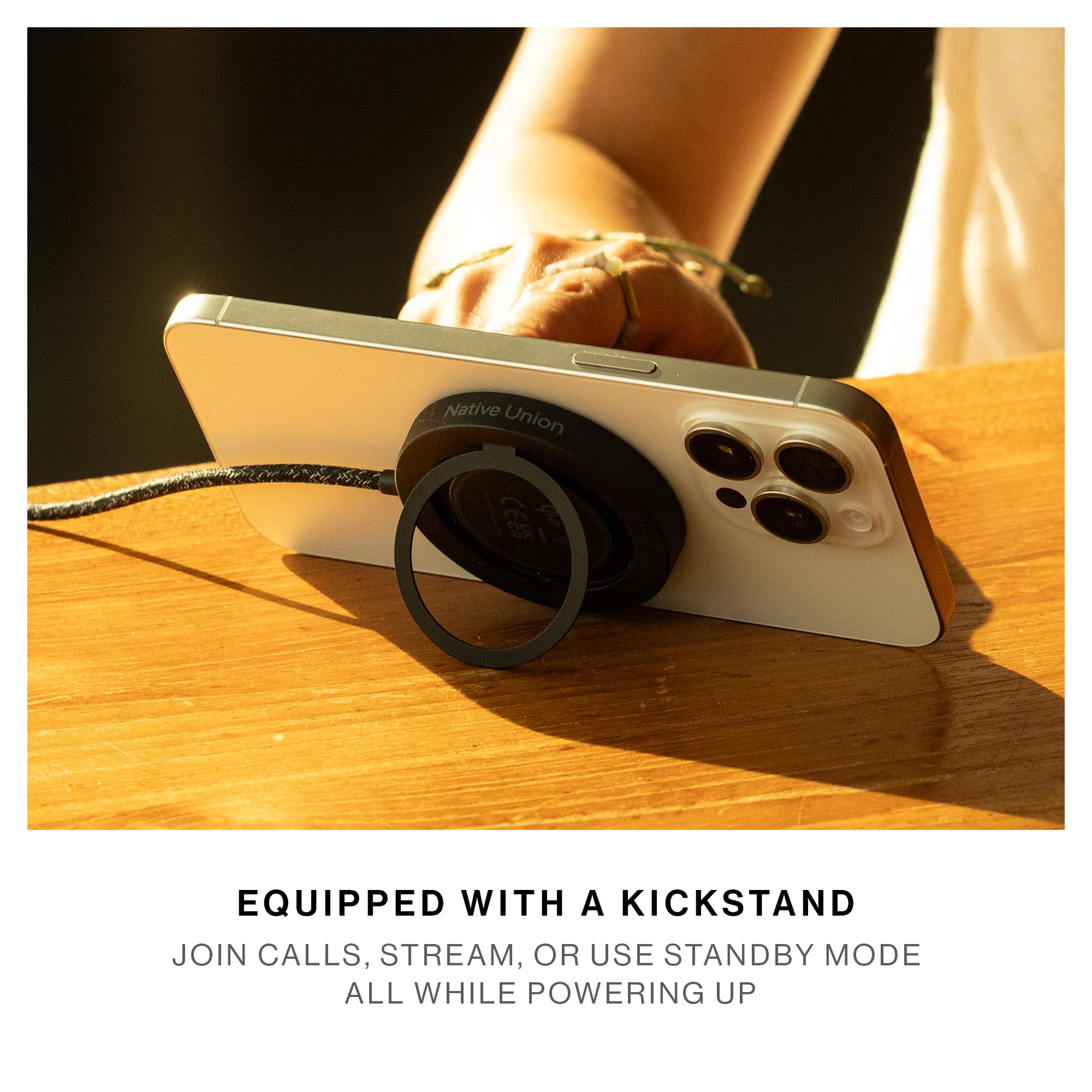 native-union-snapstand-qi2-certified-magnetic-wireless-charger-stand-15w-magsafe image 3