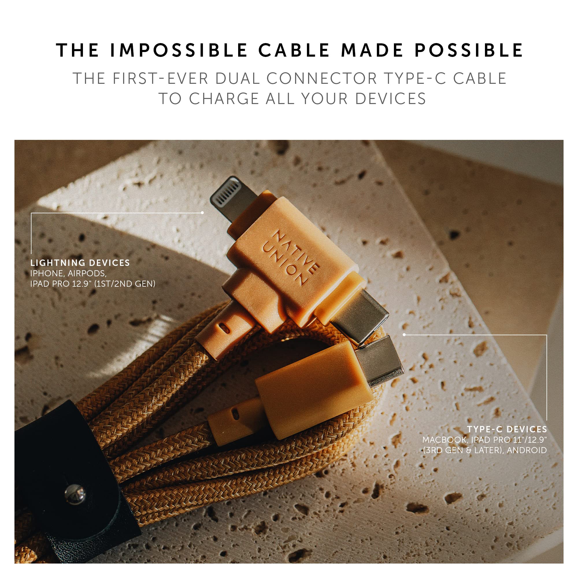native-union-belt-cable-duo-5ft-2-in-1-mfi-certified-braided-60w-usb-c-lightning image 2