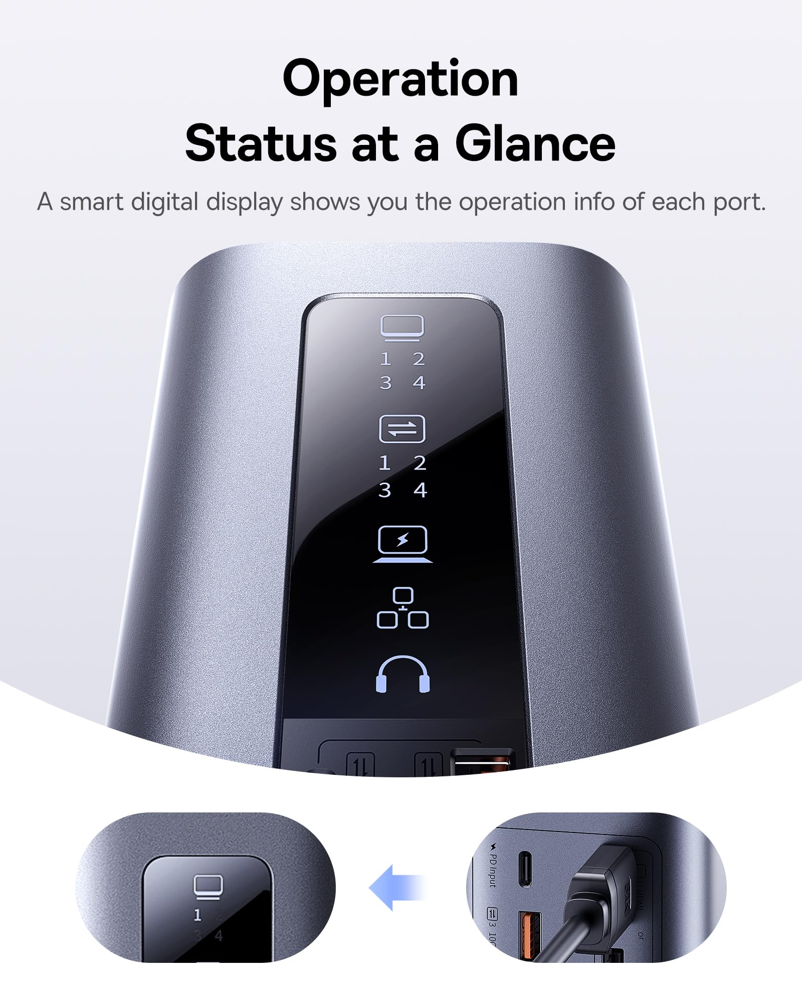 baseus-spacemate-11-in-1-usb-c-laptop-docking-station-with-100w-gan-adapter-trip image 5