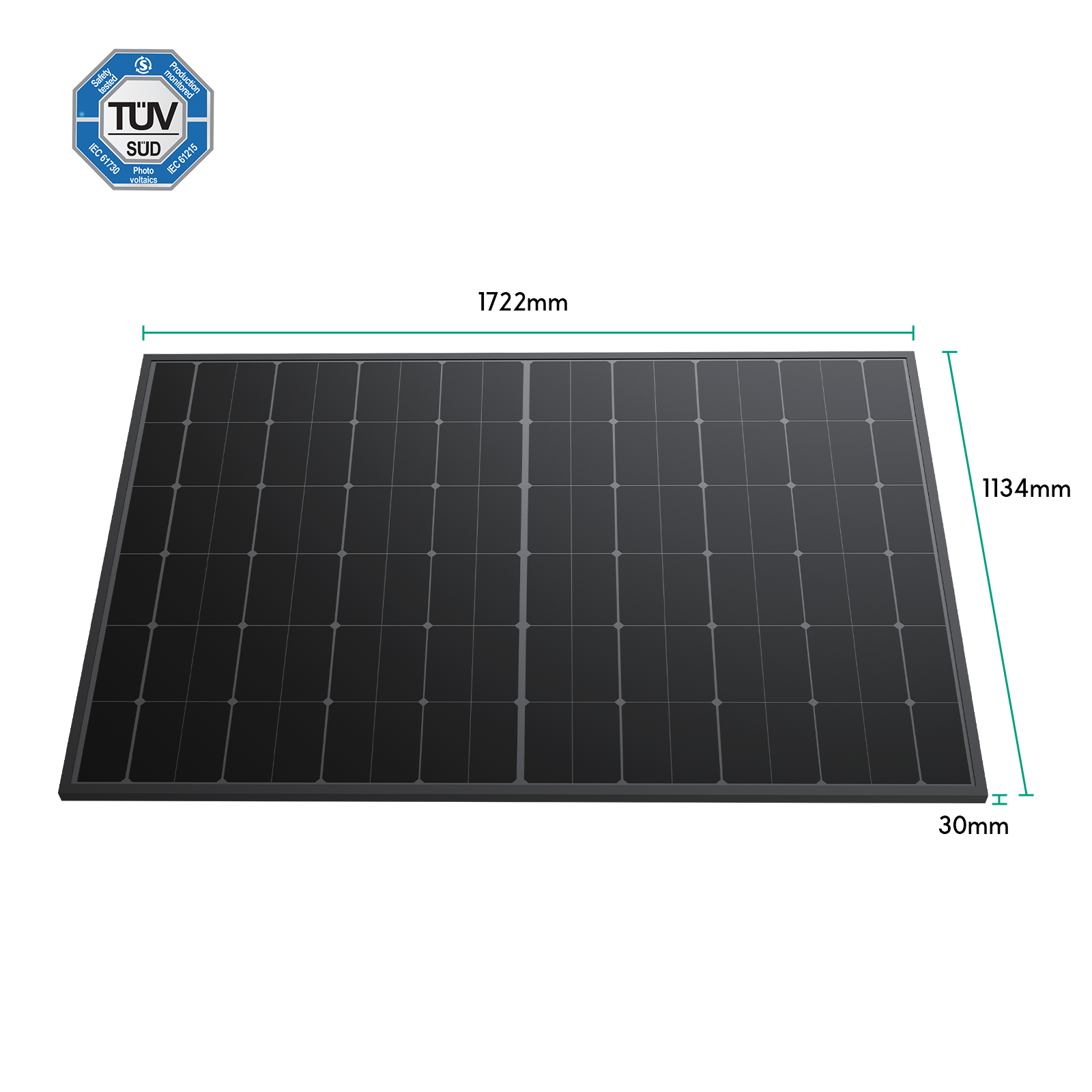 zendure-420w-rigid-solar-panels-2-pack-with-microinverter-monocrystalline-solar- image 2