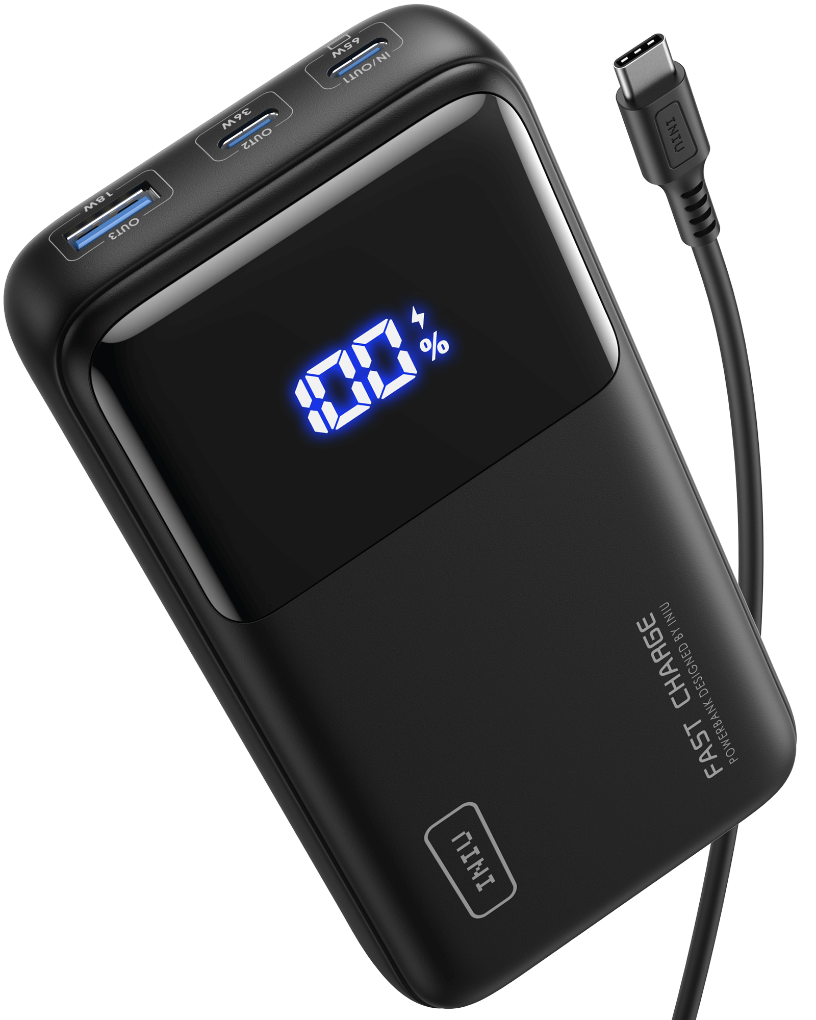 iniu-b62-20000mah-65w-usb-c-power-bank-with-pd-qc-fast-charging-and-3-outputs image 2