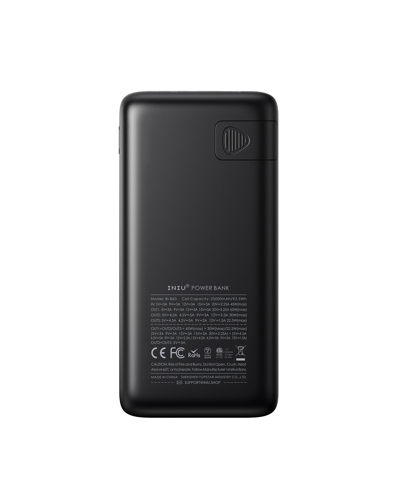 iniu-b63-100w-25-000mah-power-bank-usb-c-in-out-fast-charge-battery-pack-for-lap image 6