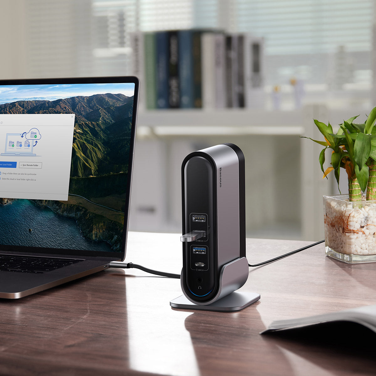 baseus-14-in-1-docking-station-with-triple-3-monitor-support-for-usb-c-laptops image 7