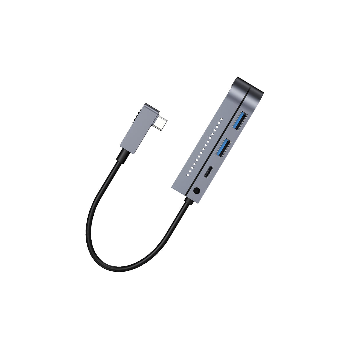 baseus-6-in-1-usb-c-hub-with-4k-hdmi-usb-3-0-sd-tf-reader-100w-pd-3-5mm-audio image 2