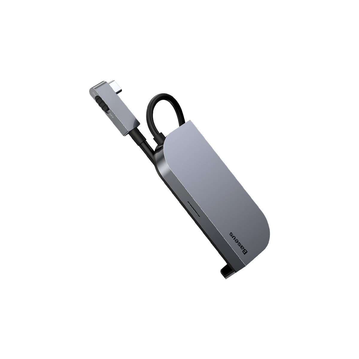baseus-6-in-1-usb-c-hub-with-4k-hdmi-usb-3-0-sd-tf-reader-100w-pd-3-5mm-audio image 6