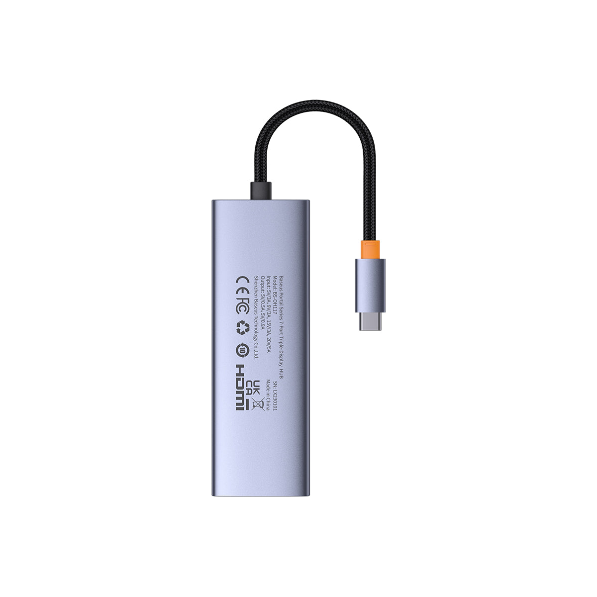 baseus-7-in-1-triple-display-usb-c-hub-multiport-adapter-dock-with-triple-4k-mon image 4