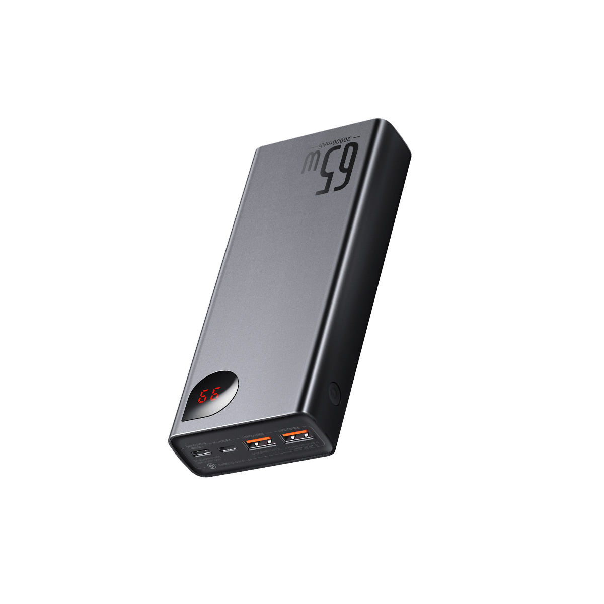 baseus-adaman-metal-digital-display-power-bank-20000mah-65w-usb-c-pd-with-alumin image 2