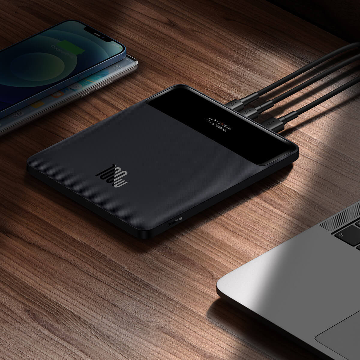 baseus-blade-100w-20000mah-slim-laptop-power-bank-with-digital-display image 7
