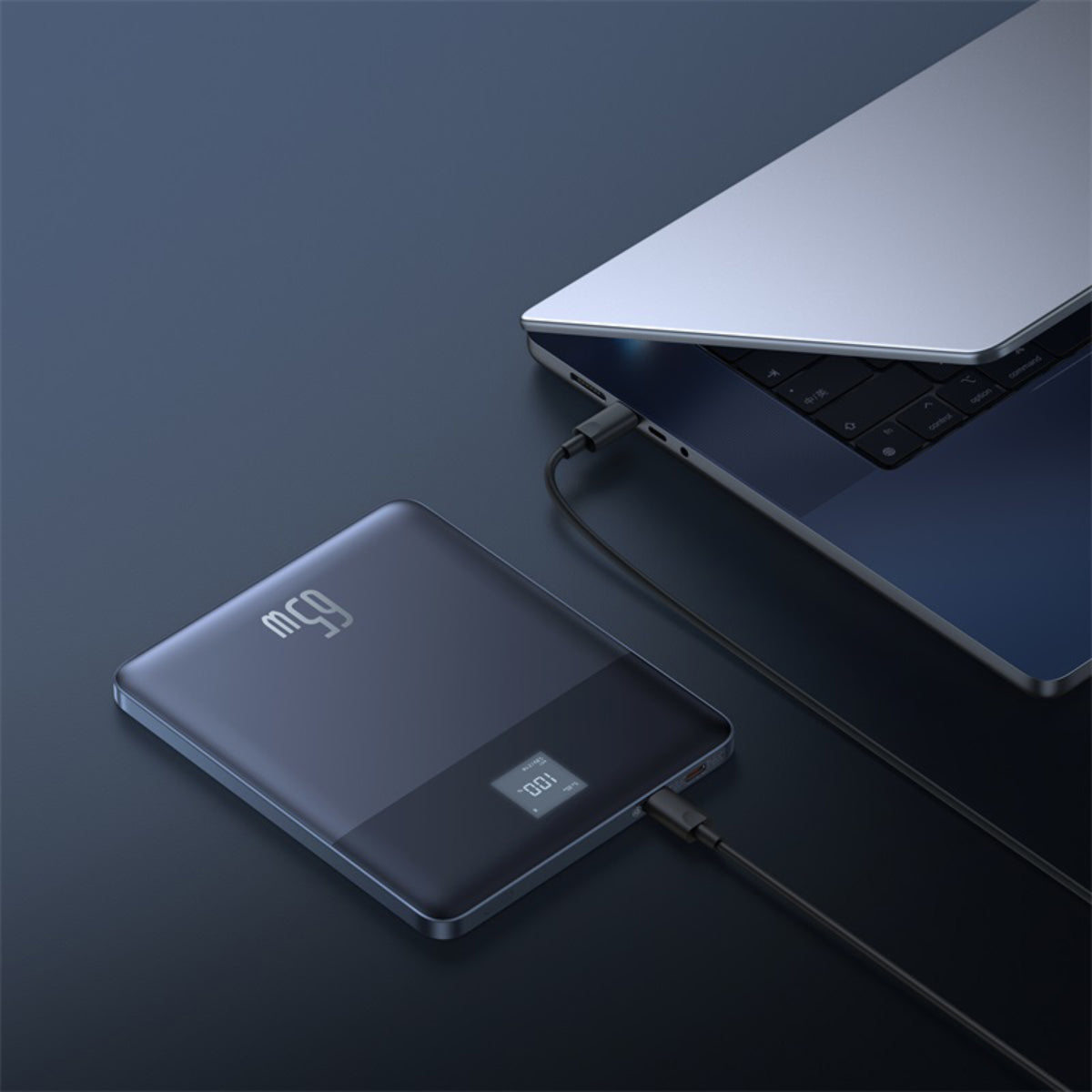 baseus-blade-2-smart-power-bank-65w-12000mah-ultra-slim-laptop-power-bank-with-a image 7