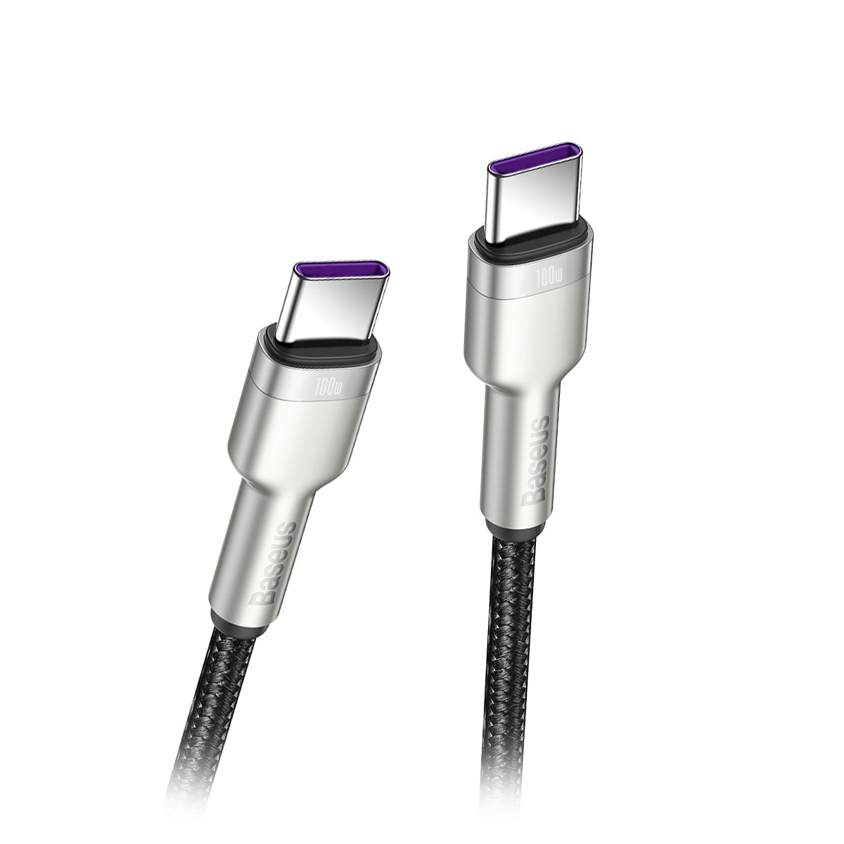 baseus-cafule-100w-usb-c-to-usb-c-cable-6-6-ft-zinc-alloy-fast-charging-pd-cable image 2