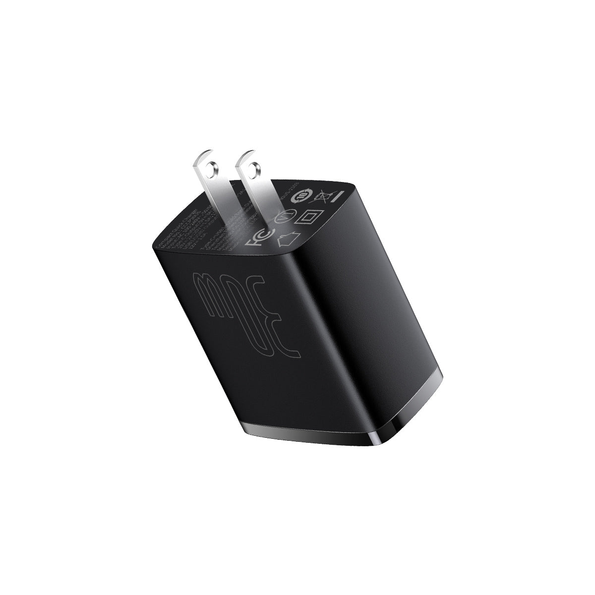 baseus-compact-30w-3-port-fast-charger-pd-wall-charger-with-intelligent-power-al image 3