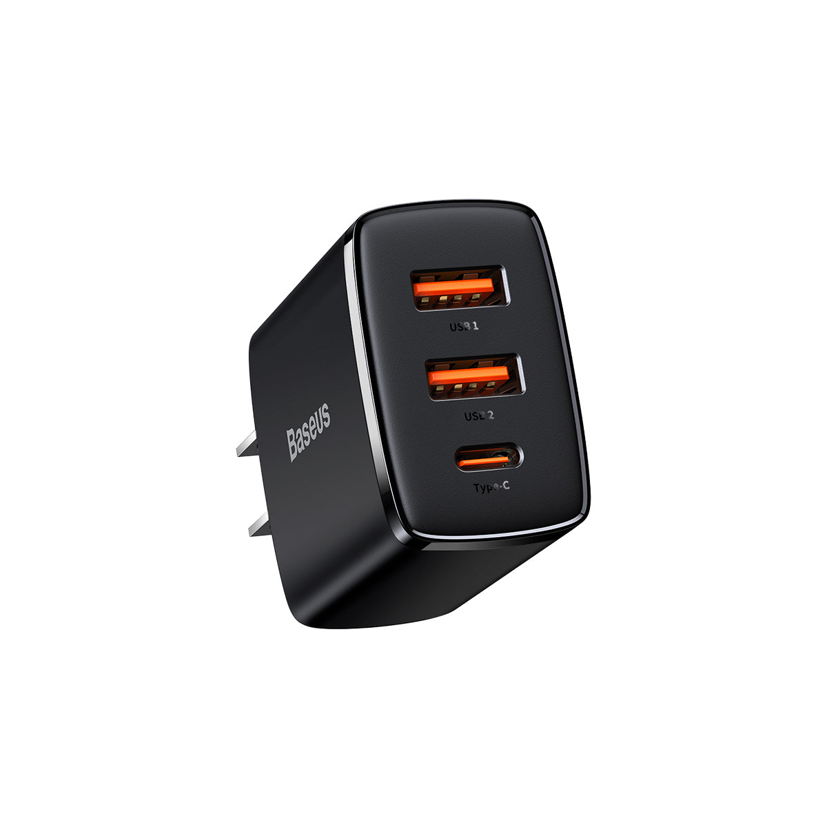 baseus-compact-30w-3-port-fast-charger-pd-wall-charger-with-intelligent-power-al image 4