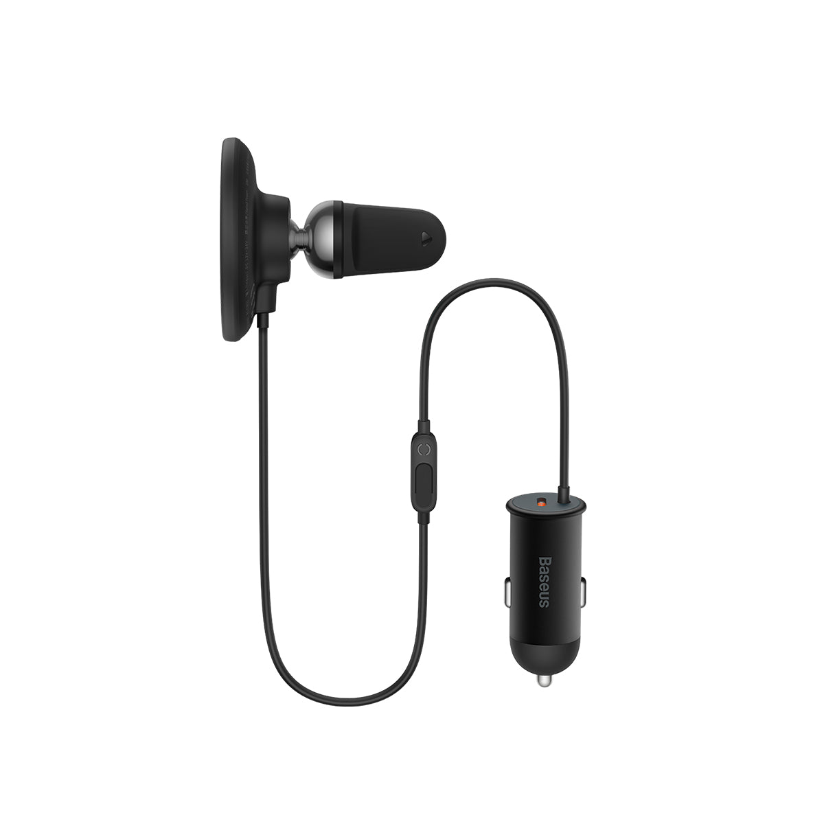 baseus-cw01-magsafe-wireless-car-mount-charger-15w-magnetic-vent-mount-with-40w- image 4