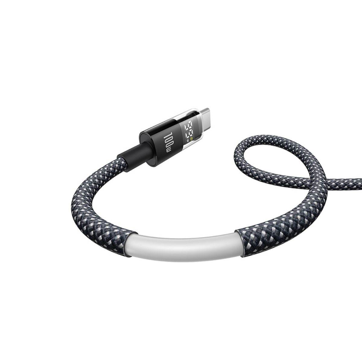 baseus-display-2-fast-charging-data-cable-usb-c-to-usb-c-100w-with-digital-watta image 4