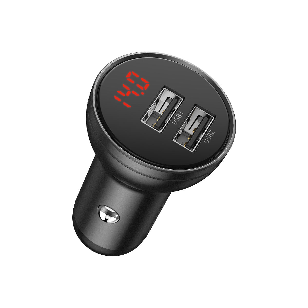 baseus-24w-dual-usb-a-metal-car-charger-with-digital-battery-voltage-display-4-8 image 4