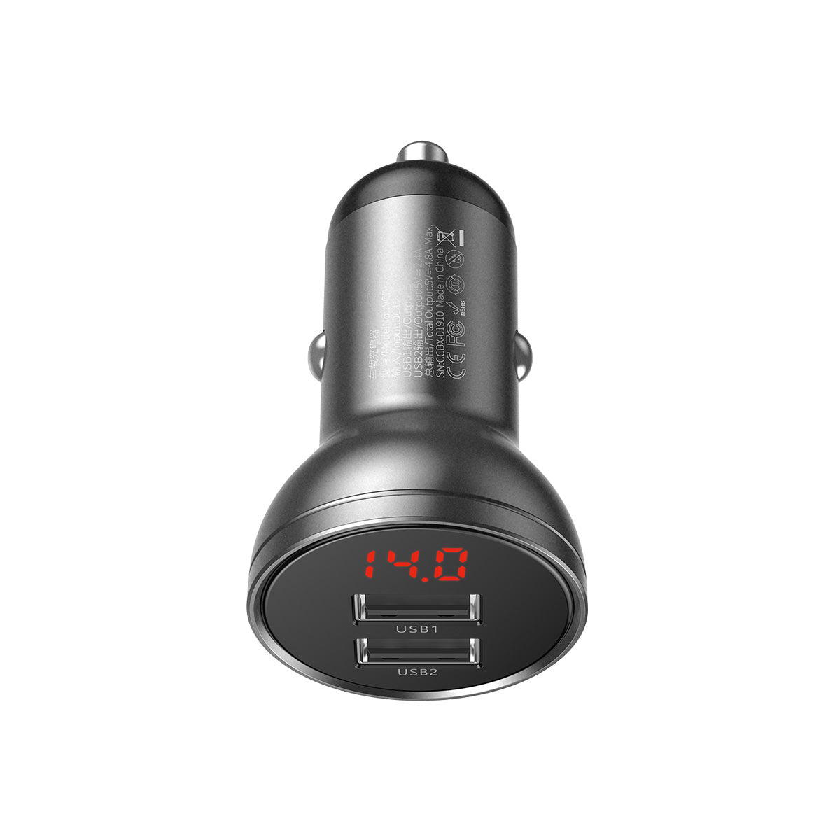 baseus-24w-dual-usb-a-metal-car-charger-with-digital-battery-voltage-display-4-8 image 5
