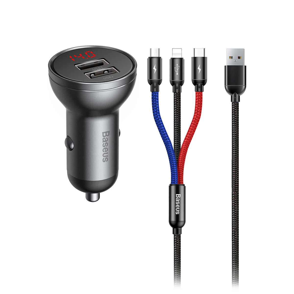 baseus-24w-dual-usb-a-metal-car-charger-with-digital-battery-voltage-display-4-8 image 7