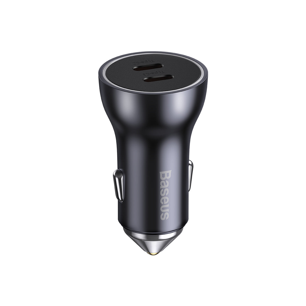 baseus-dual-usb-c-car-charger-60w-smart-power-distribution-with-led-lit-ports image 1