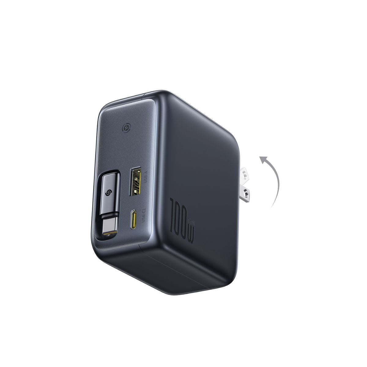 baseus-enercore-cj11-fast-charger-with-retractable-cable-2c-u-100w-gan-wall-char image 3