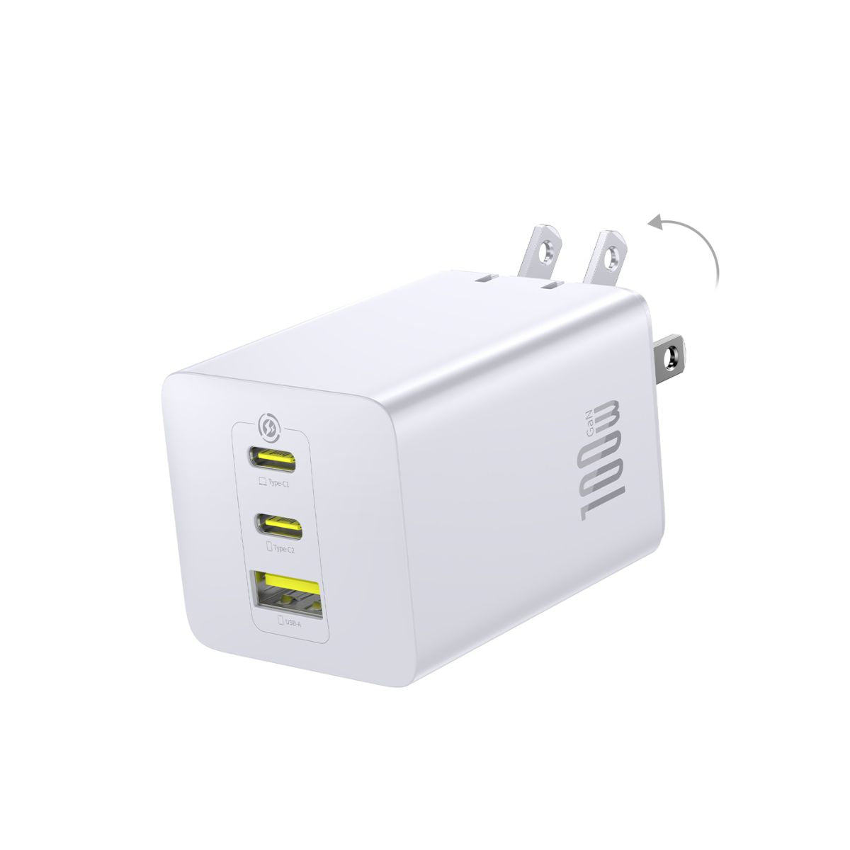 baseus-enerfill-fe11-100w-3-port-usb-c-gan-fast-charger image 4