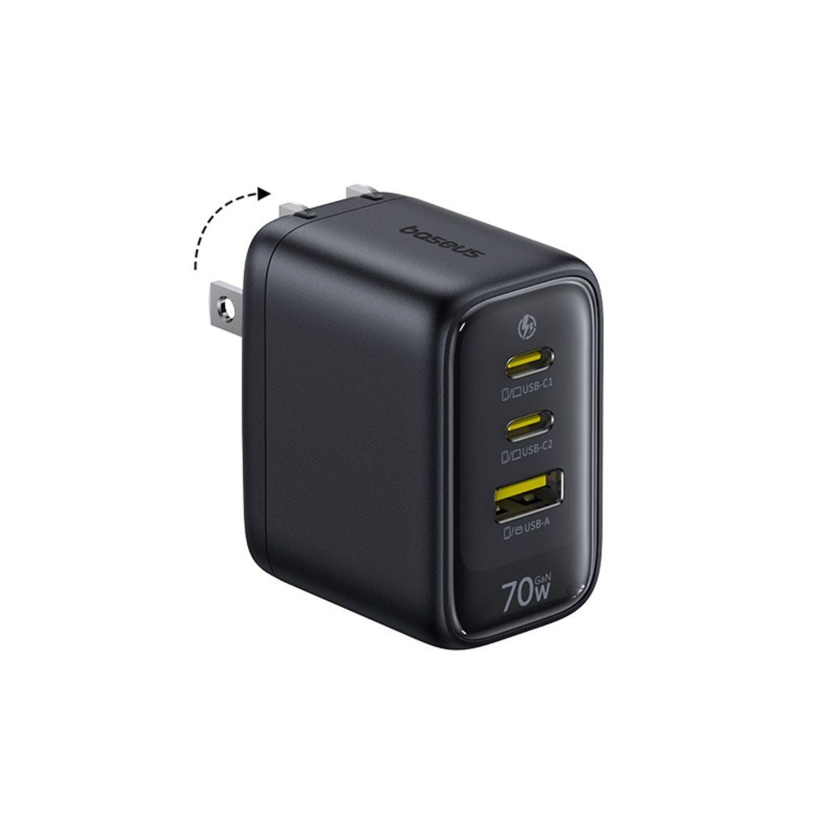 baseus-enerfill-fe22-gan6-70w-fast-charger-with-2c-u-ports image 2