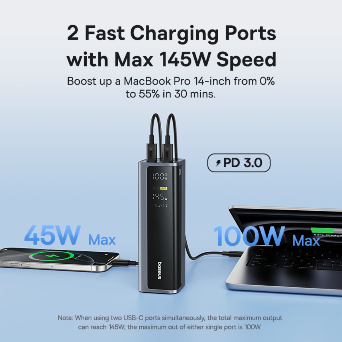 baseus-energeek-gp12-power-bank-145w-20800mah-with-smart-digital-display image 6