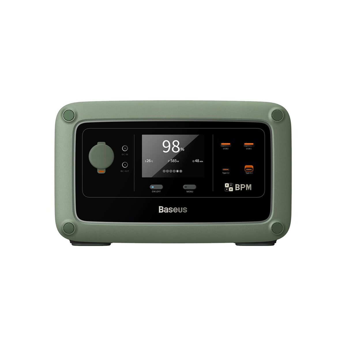 baseus-energy-stack-600w-portable-power-station-576wh-lifepo4-with-solar-chargin image 2