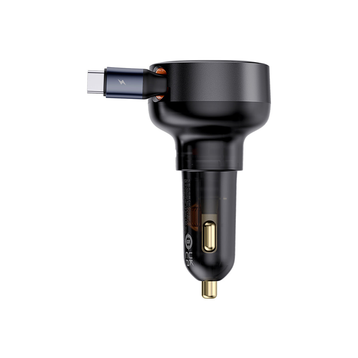 baseus-enjoyment-pro-retractable-usb-c-car-charger-60w-fast-car-charging image 3
