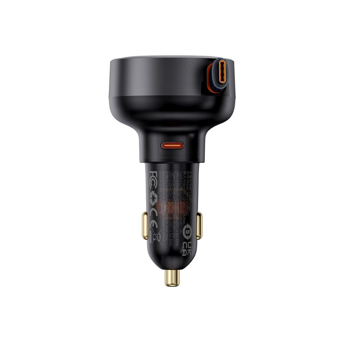 baseus-enjoyment-pro-retractable-usb-c-car-charger-60w-fast-car-charging image 6