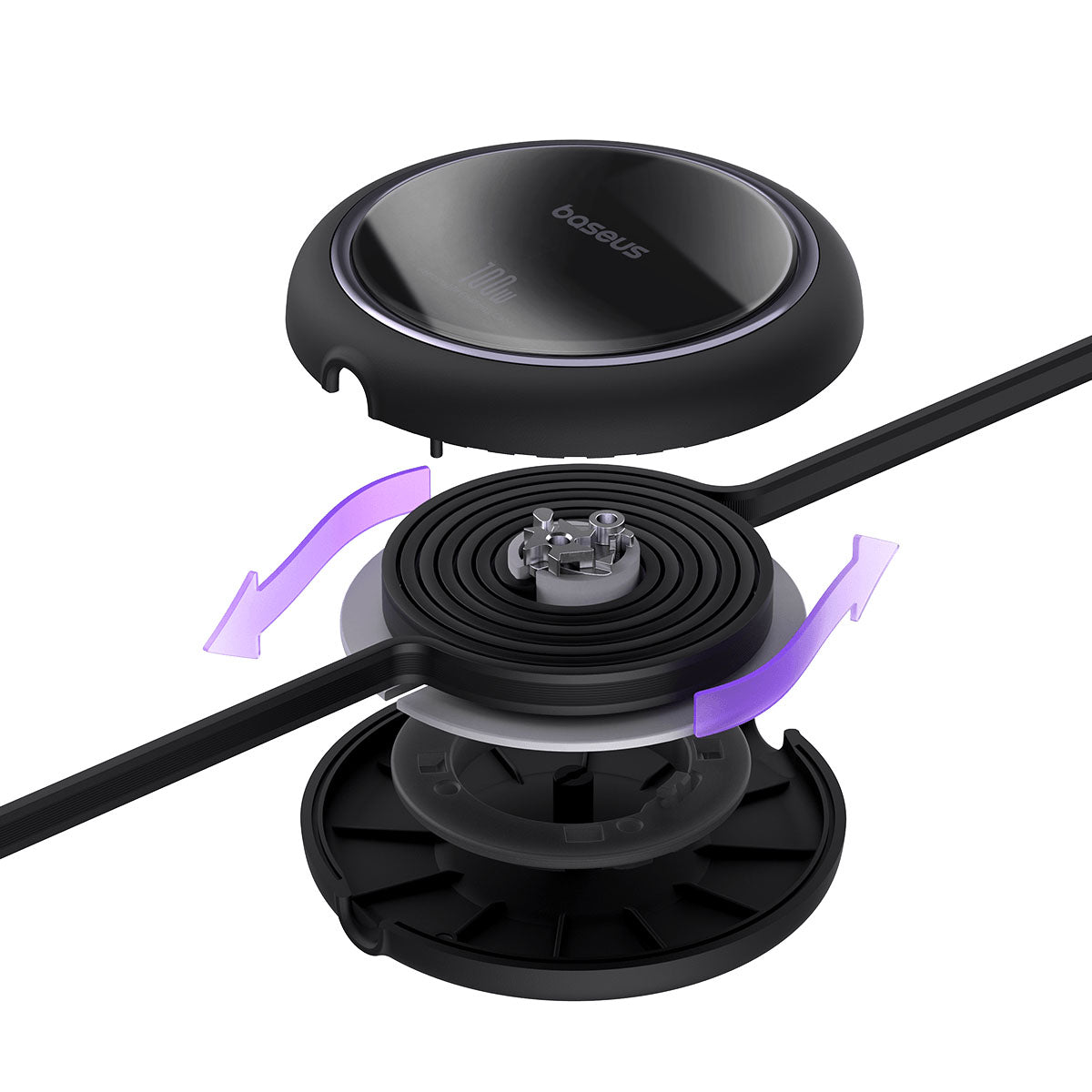 baseus-free2pull-retractable-charging-cable-100w-clearance-pull-out-usb-c-fast-c image 5
